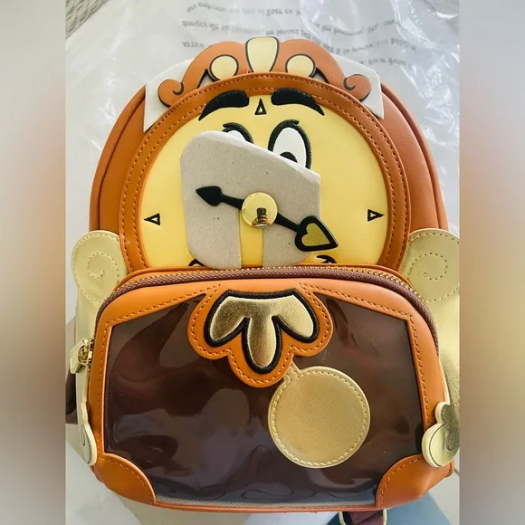 Disney Princess !!!Brown and Gold Backpack! L.A. Comic Con 2021 Exclusive! Loungefly at L.A. Comic Con 2021! main image 2